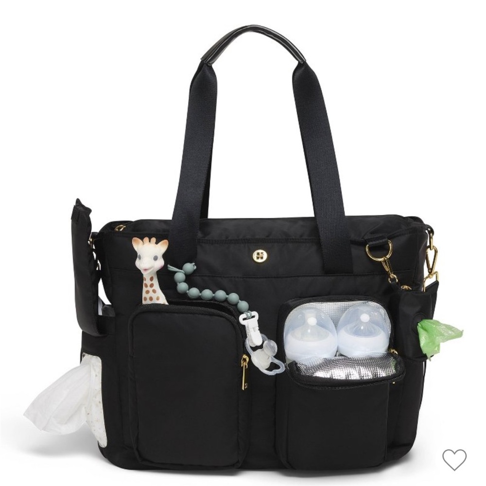 Huggies Evening Carry All Tote Diaper Bag -Black - Picture 12 of 13